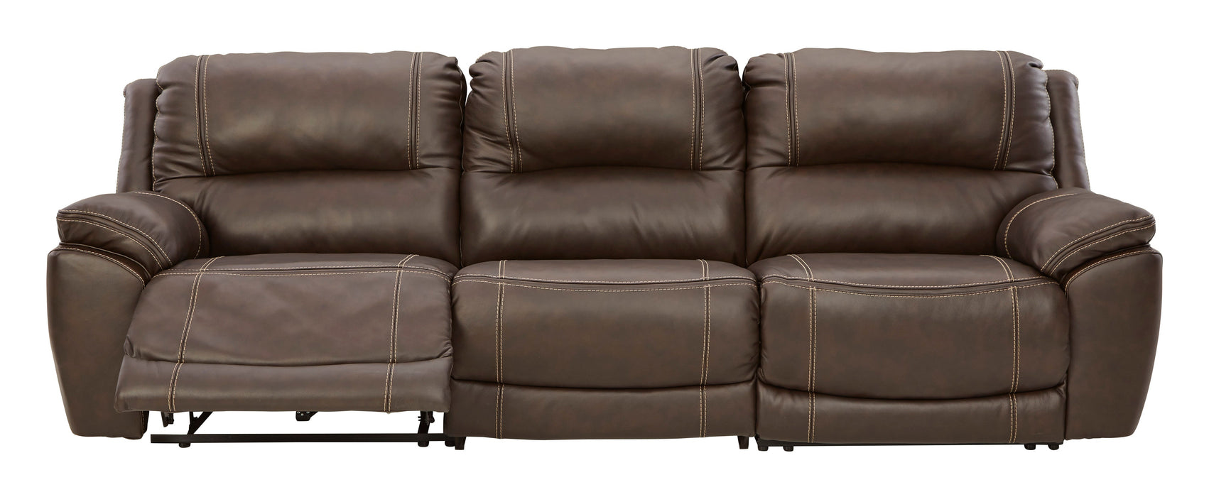 Dunleith Chocolate Power Recliner Sofa