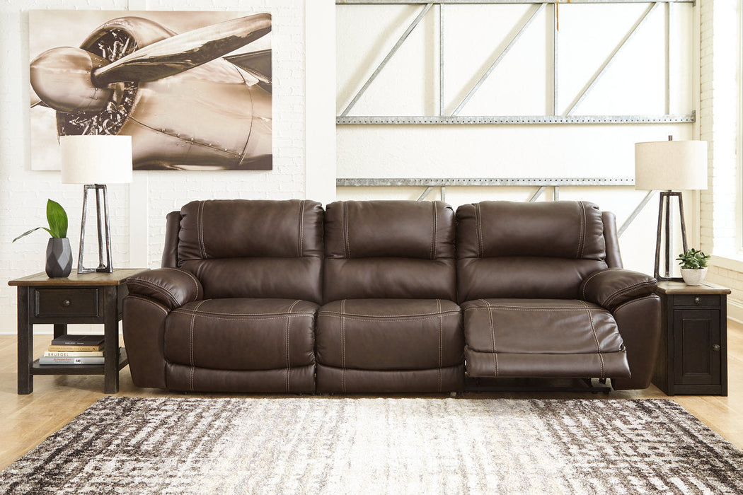 Dunleith Chocolate 3-Piece Power Reclining Sofa -  Ashley - Lara Furniture