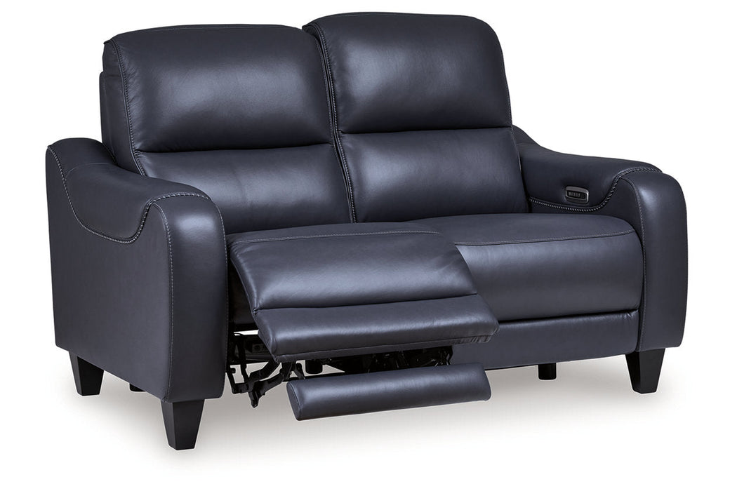 Mercomatic  Power Reclining Sofa and Loveseat -  Ashley - Lara Furniture