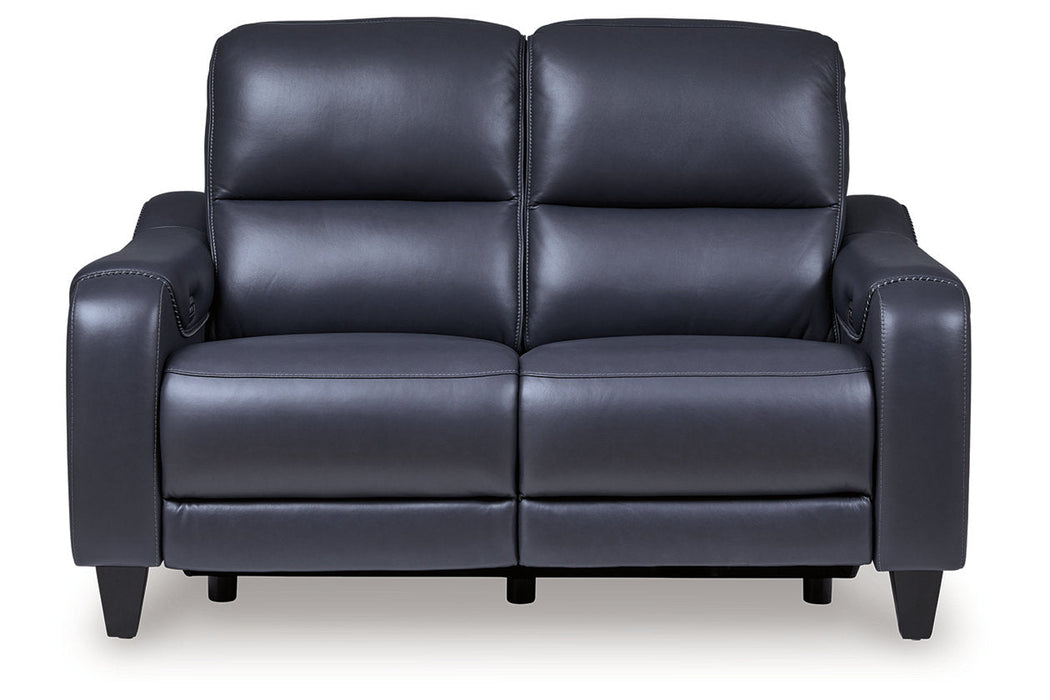 Mercomatic  Power Reclining Sofa and Loveseat -  Ashley - Lara Furniture