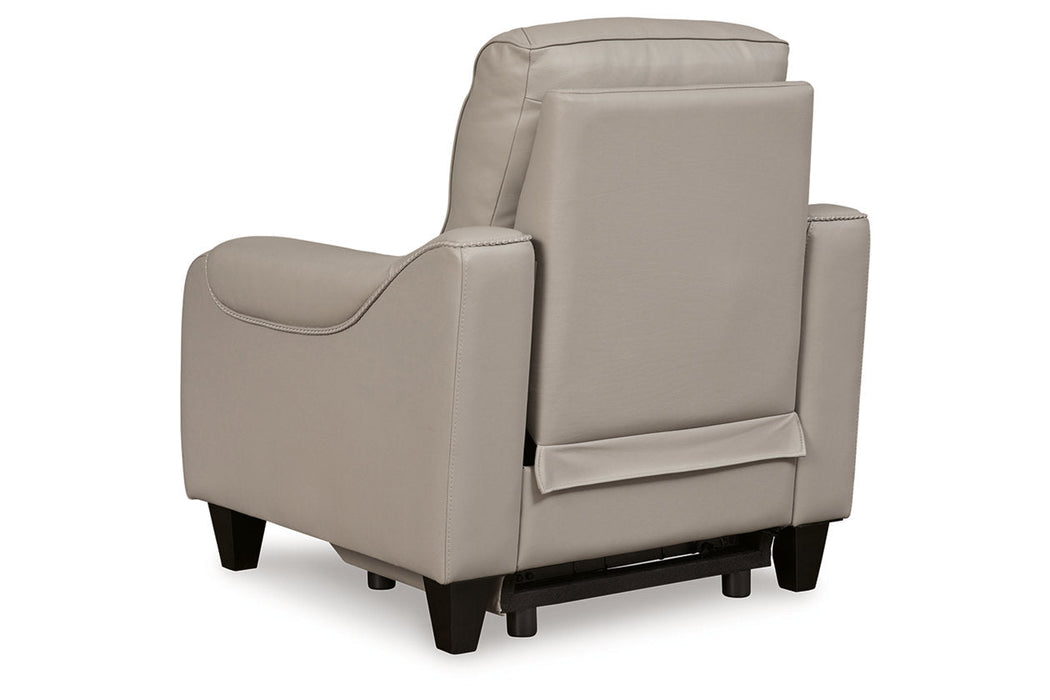 Mercomatic  Power Reclining Sofa, Loveseat and Recliner -  Ashley - Lara Furniture