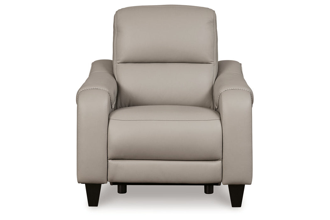 Mercomatic  Power Reclining Sofa, Loveseat and Recliner -  Ashley - Lara Furniture