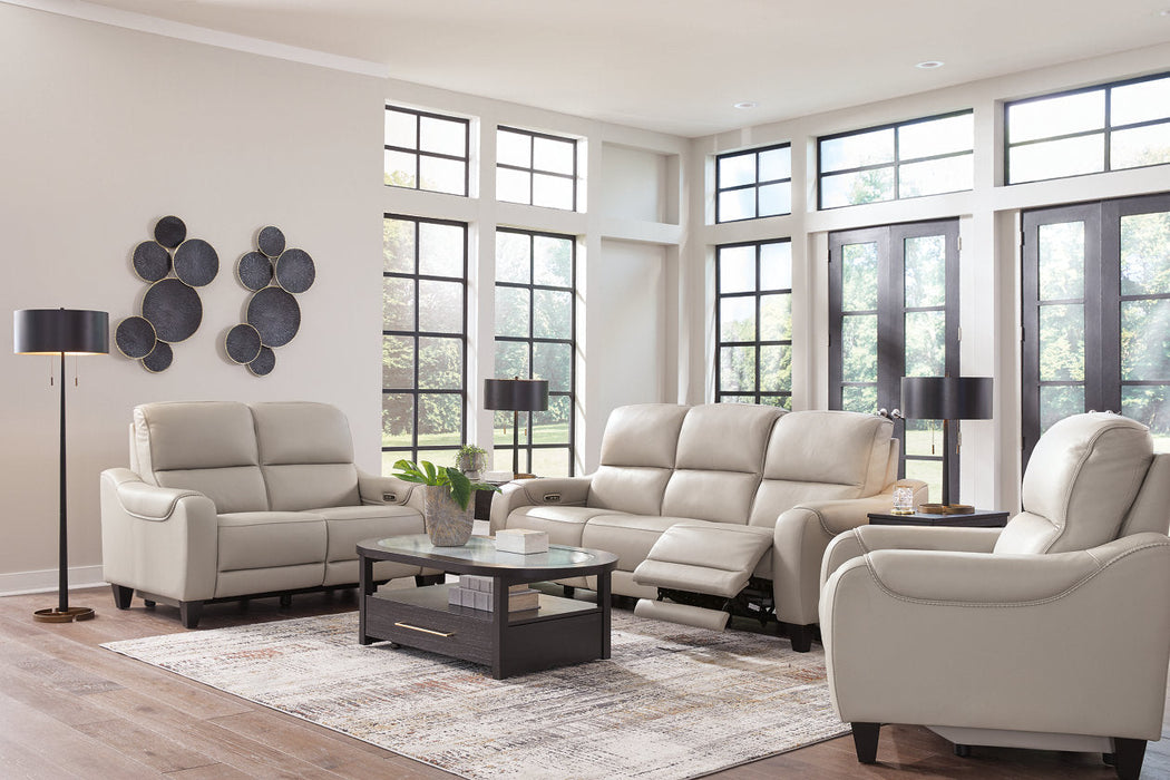 Mercomatic  Power Reclining Sofa, Loveseat and Recliner -  Ashley - Lara Furniture