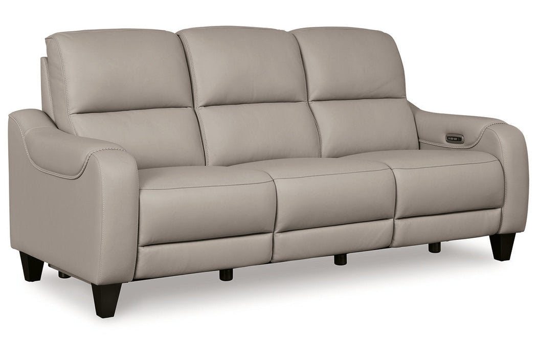 Mercomatic  Power Reclining Sofa, Loveseat and Recliner -  Ashley - Lara Furniture