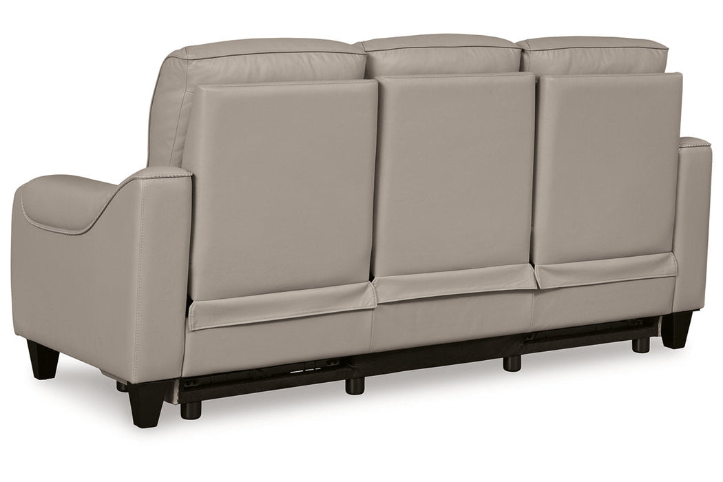 Mercomatic  Power Reclining Sofa, Loveseat and Recliner -  Ashley - Lara Furniture