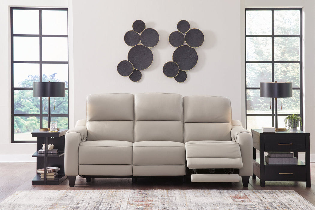 Mercomatic  Power Reclining Sofa and Loveseat -  Ashley - Lara Furniture