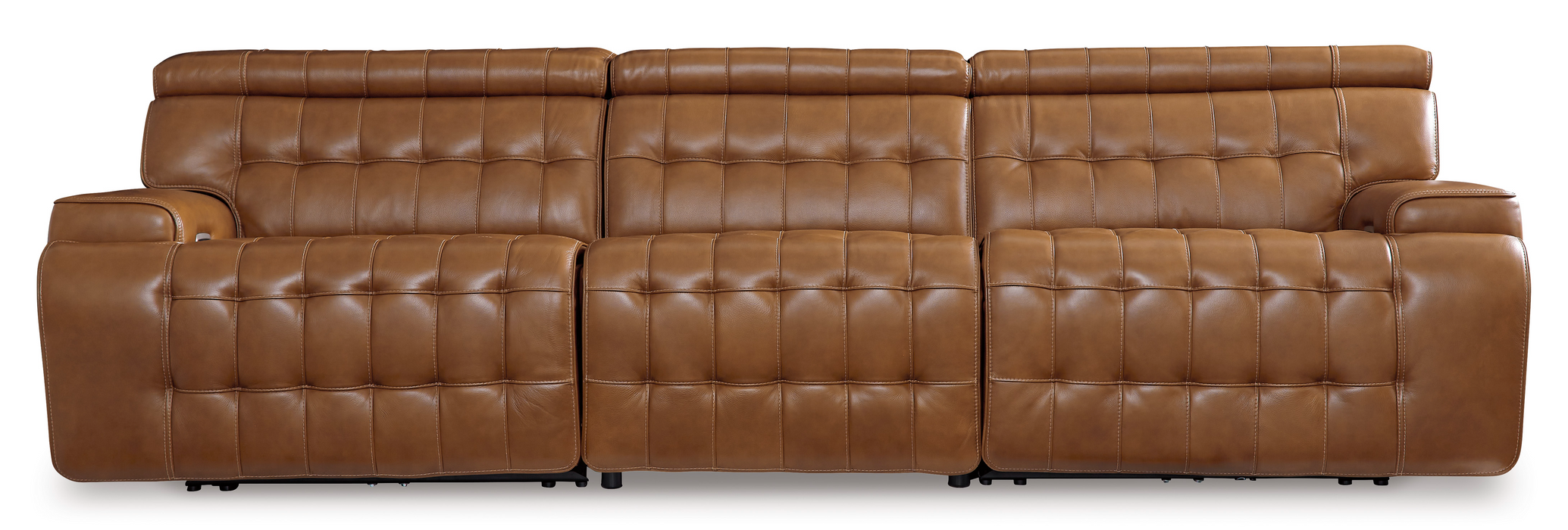 [EXCLUSIVE] Temmpton Chocolate 3-Piece Power Reclining Sectional Sofa