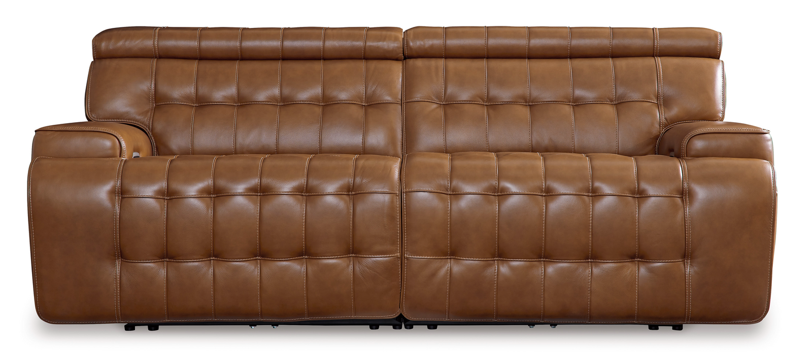 [EXCLUSIVE] Temmpton Chocolate 2-Piece Power Reclining Sectional Loveseat