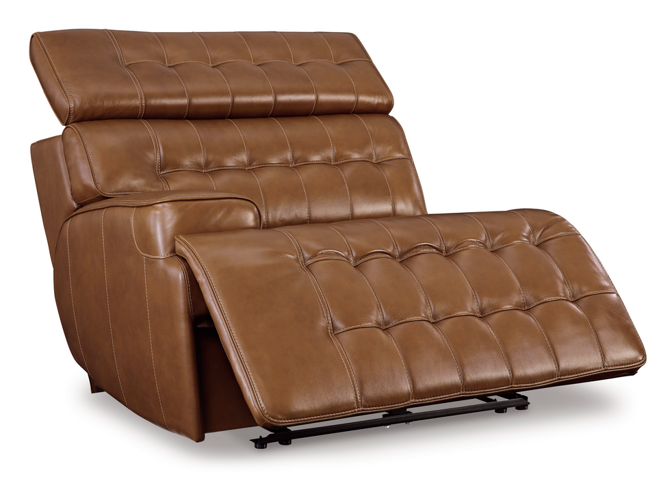 [EXCLUSIVE] Temmpton Chocolate 3-Piece Power Reclining Sectional Sofa