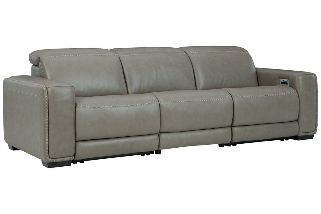 [EXCLUSIVE] Correze Gray 3-Piece Power Reclining Sofa