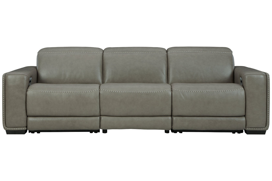 [EXCLUSIVE] Correze Gray 3-Piece Power Reclining Sofa