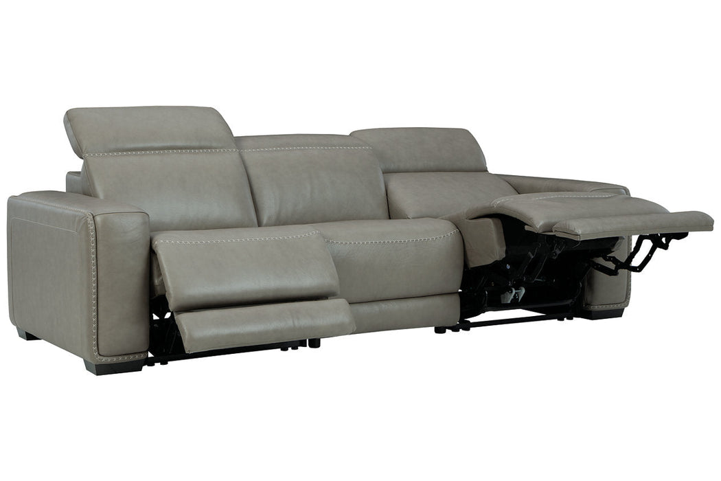 [EXCLUSIVE] Correze Gray 3-Piece Power Reclining Sofa