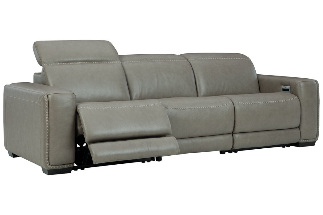 [EXCLUSIVE] Correze Gray 3-Piece Power Reclining Sofa