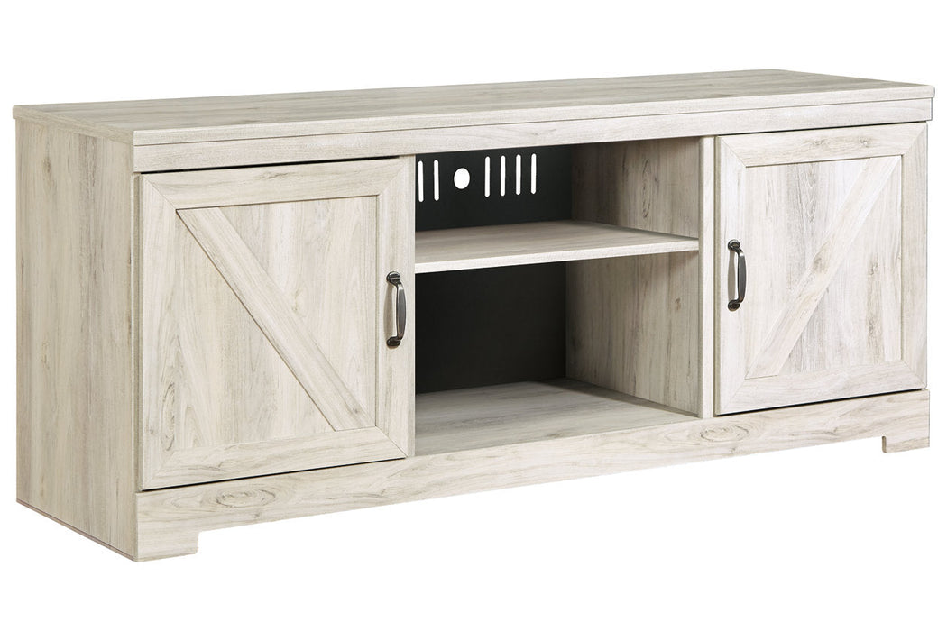 Bellaby Whitewash 4-Piece Entertainment Center