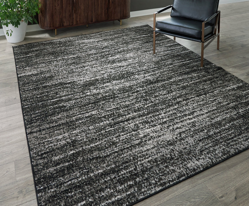 Abageal Black/White Large Rug - R406771