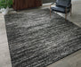 Abageal Black/White Large Rug - R406771