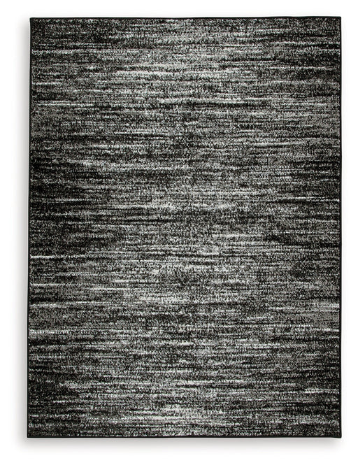 Abageal Black/White Large Rug - R406771