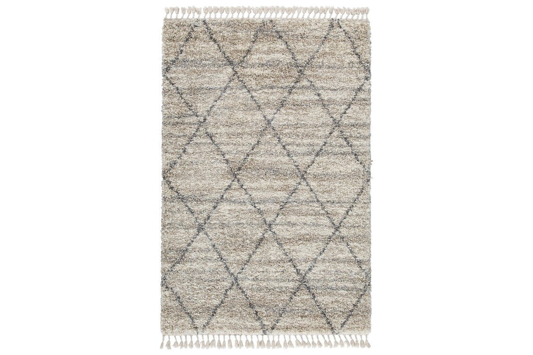 Abdalah Beige/Gray 7'10" x 9'10" Rug - R404621 - Lara Furniture