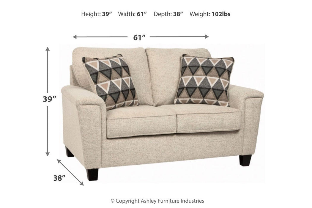 Abinger Natural Loveseat - 8390435 - Lara Furniture