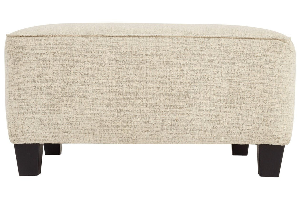 Abinger Natural Oversized Accent Ottoman - 8390408 - Lara Furniture