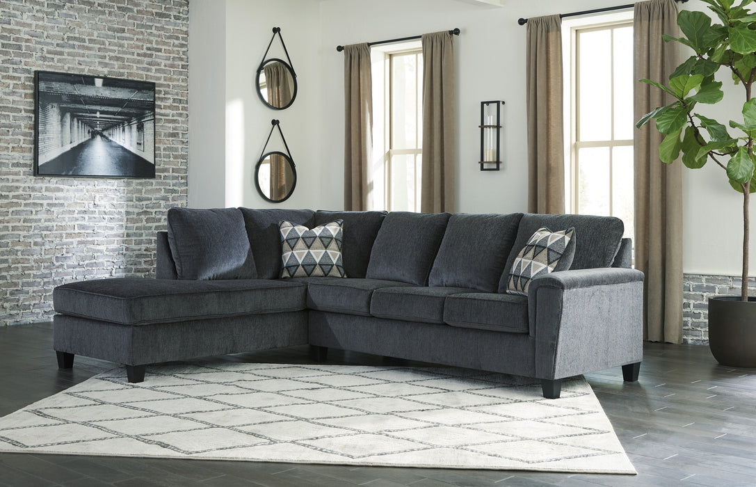 Abinger Smoke LAF Sectional - Lara Furniture