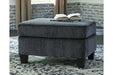 Abinger Smoke Ottoman - 8390514 - Lara Furniture