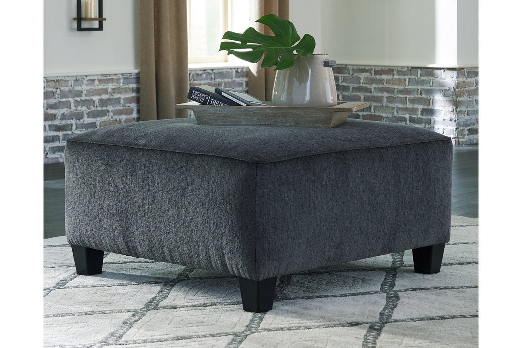 Abinger Smoke Oversized Accent Ottoman - 8390508 - Lara Furniture