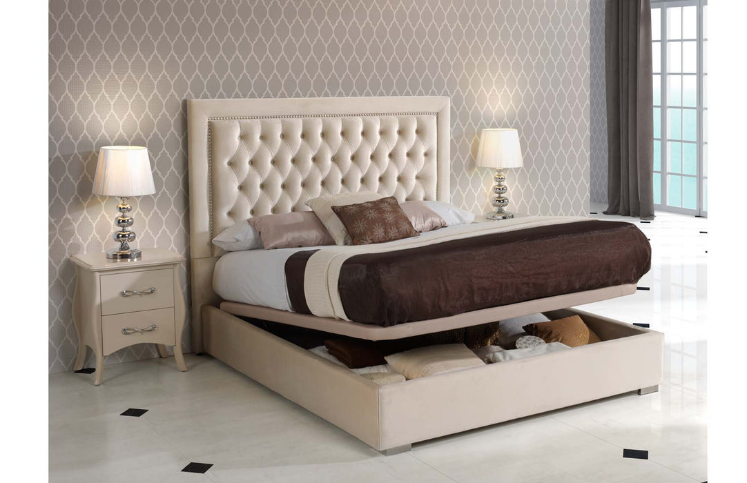 Adagio Bed W/Storage Queen - i28428 - Lara Furniture