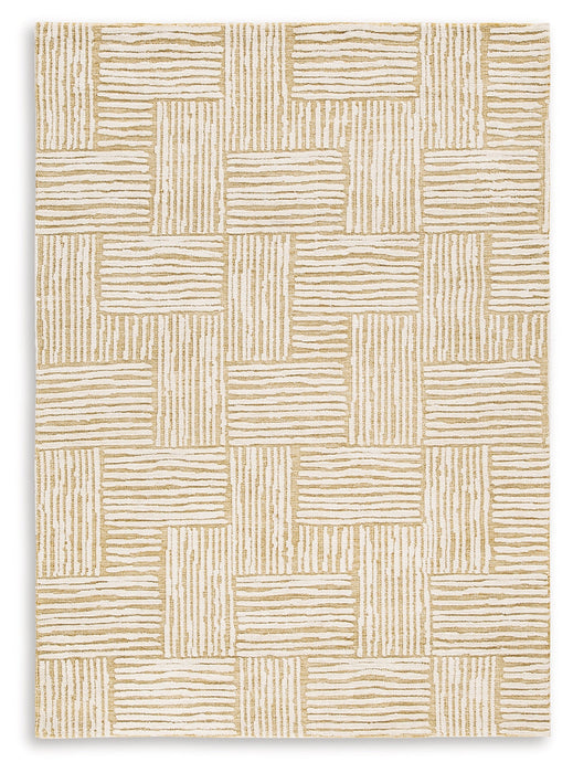 Adanmund Beige/Caramel 5' x 7' Rug - R406412