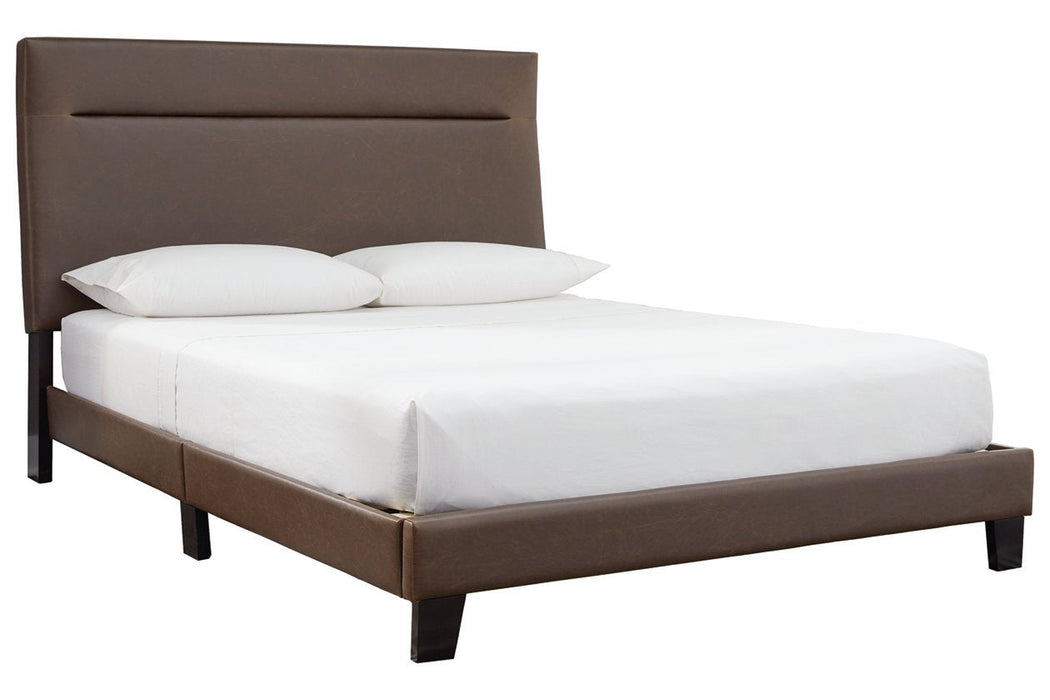 Adelloni Brown King Upholstered Bed - B080-482 - Lara Furniture