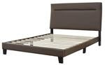 Adelloni Brown King Upholstered Bed - B080-482 - Lara Furniture