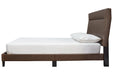 Adelloni Brown Queen Upholstered Bed - B080-481 - Lara Furniture