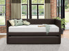 Adra Black Twin Daybed with Trundle - 4949BK - Lara Furniture