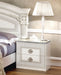 Aida Bedroom, White W/Silver, Camelgroup Italy Set - Lara Furniture