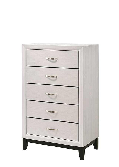 Akerson Chalk White Chest - B4610-4 - Lara Furniture