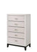 Akerson Chalk White Chest - B4610-4 - Lara Furniture