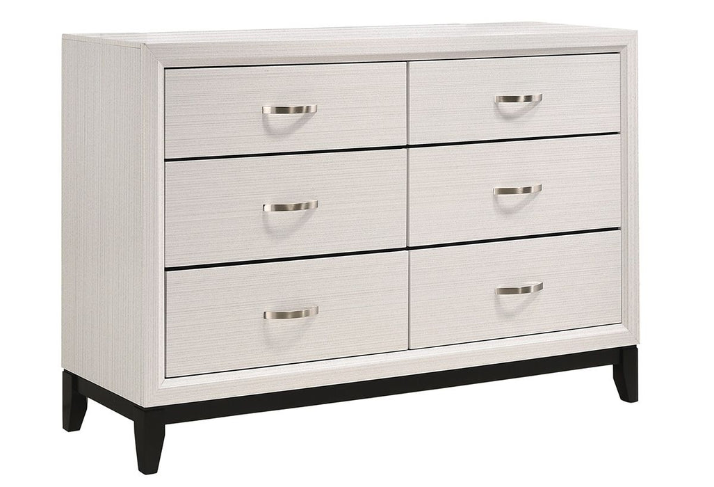 Akerson Chalk White Dresser - B4610-1 - Lara Furniture