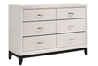 Akerson Chalk White Dresser - B4610-1 - Lara Furniture