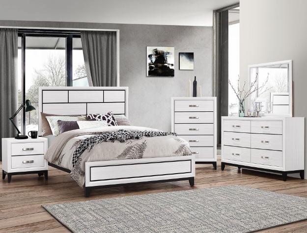 Akerson Chalk White Dresser - B4610-1 - Lara Furniture