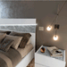 Alba Bedroom W/ Light Set - Lara Furniture