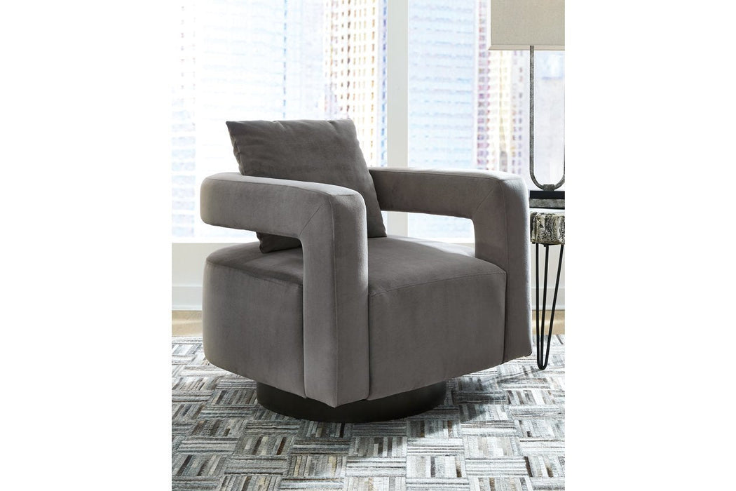 Alcoma Otter Swivel Accent Chair - A3000256 - Lara Furniture