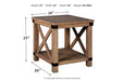 Aldwin Gray End Table - T457-3 - Lara Furniture