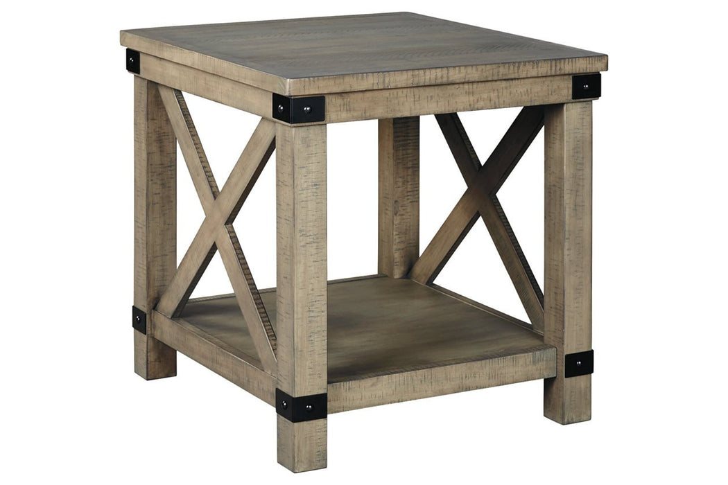 Aldwin Gray End Table - T457-3 - Lara Furniture