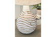 Aleela White/Gold Finish Table Lamp - L204194 - Lara Furniture