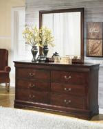 Alisdair Dark Brown Bedroom Mirror - B376-36 - Lara Furniture