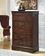 Alisdair Dark Brown Chest of Drawers - B376-46 - Lara Furniture