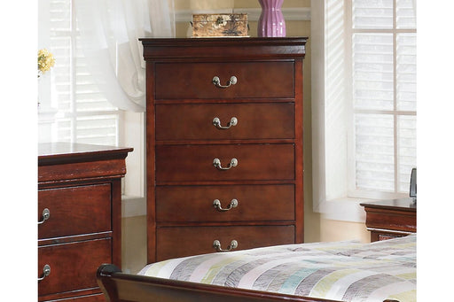 Alisdair Dark Brown Chest of Drawers - B376-46 - Lara Furniture