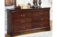 Alisdair Dark Brown Dresser - B376-31 - Lara Furniture