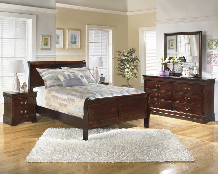 Alisdair Dark Brown Youth Sleigh Bedroom Set - Lara Furniture