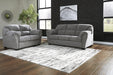 Allmaxx Pewter Living Room Set - Lara Furniture